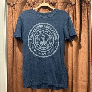 Obey Navy Graphic Tee